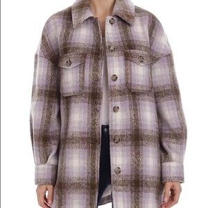 Bagatelle Plaid Shirt Jacket